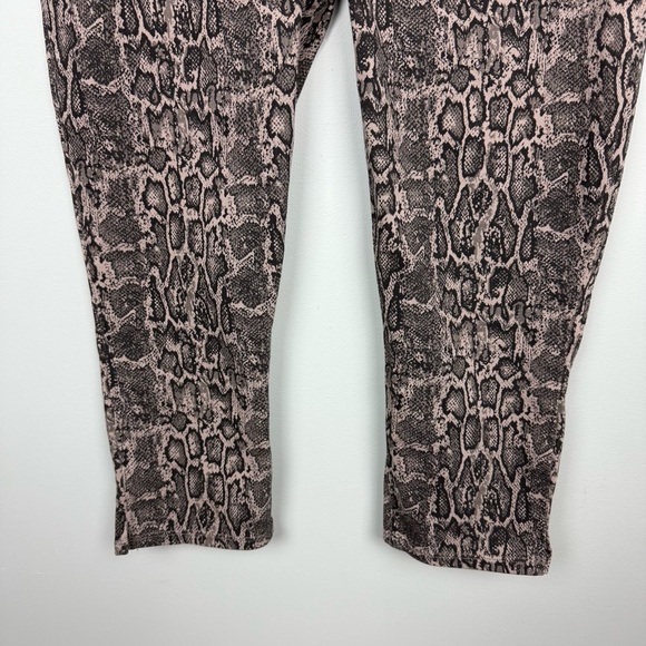Spanx Jean-ish Ankle Leggings in Python Snake Print Size 1X - Picture 4 of 8